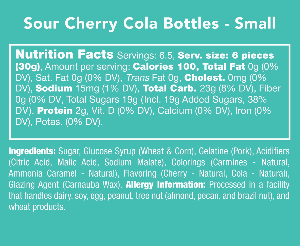 Sour Cherry Cola Bottles