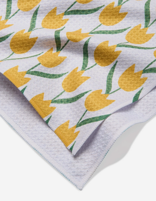 Tulip Flowers Tea Towel