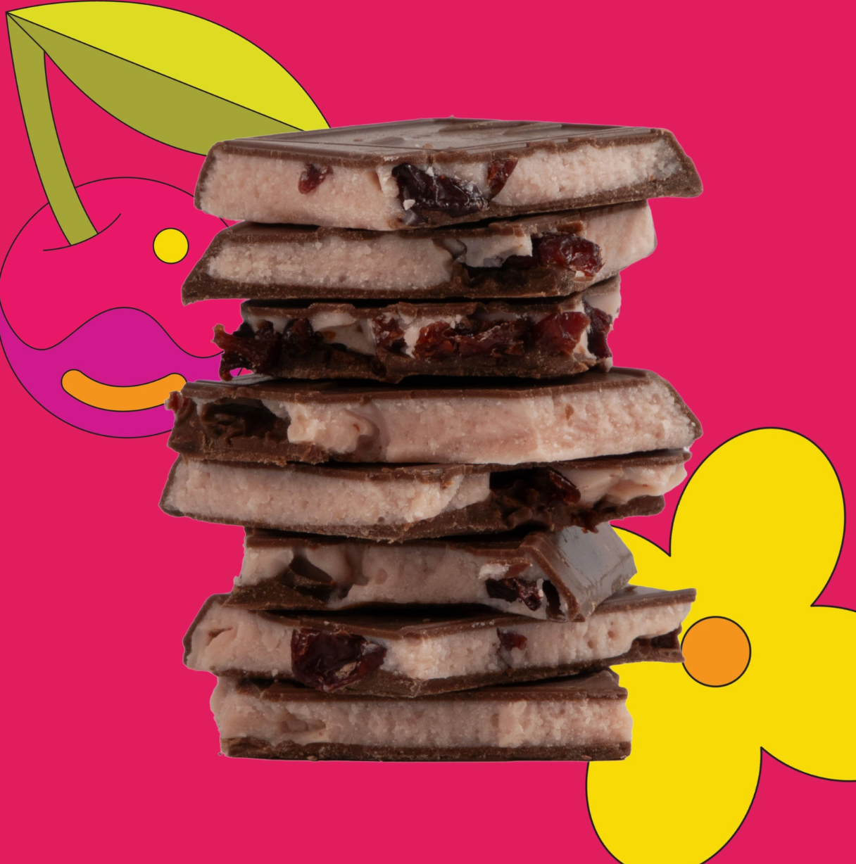 Cherry Bomb Truffle Bar