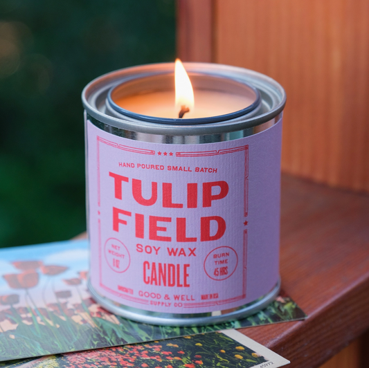 Tulip Field Soy Candle