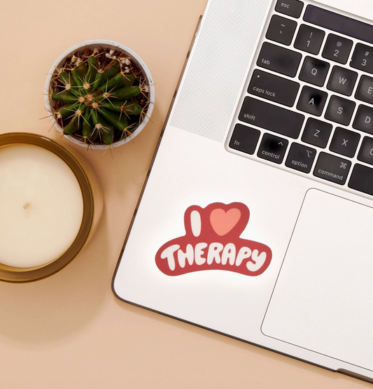 I Love Therapy Sticker