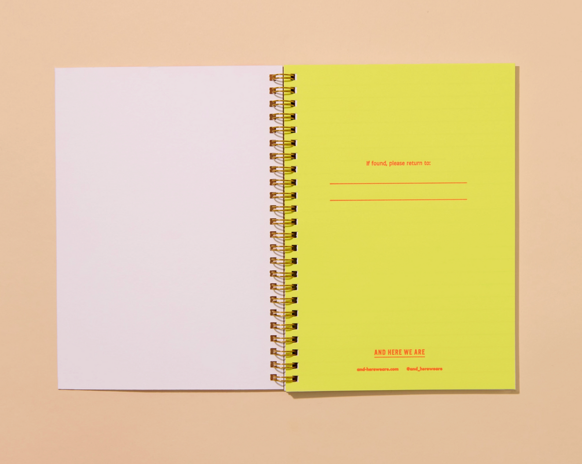 Diet Soda Letterpress Spiral Notebook