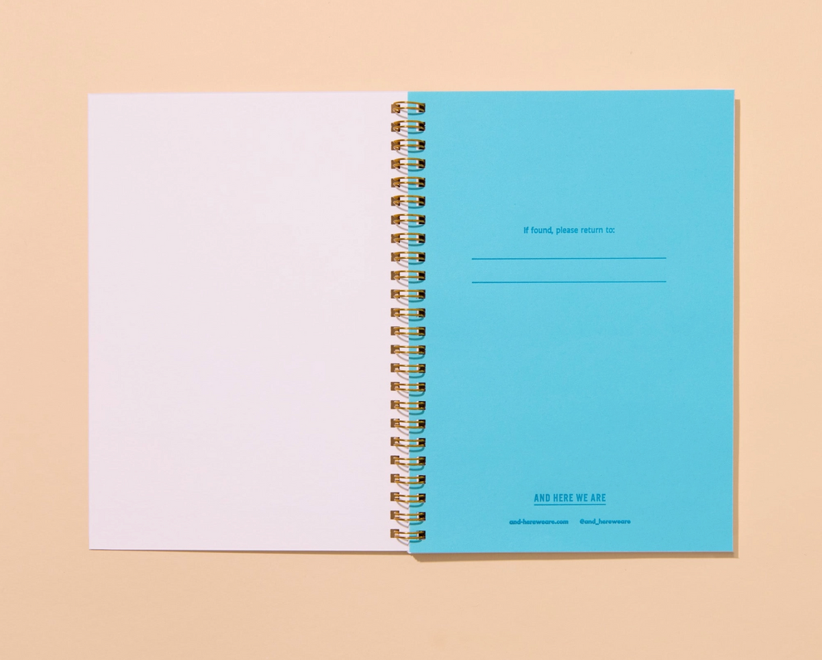 Rainbow Trout Letterpress Spiral Notebook