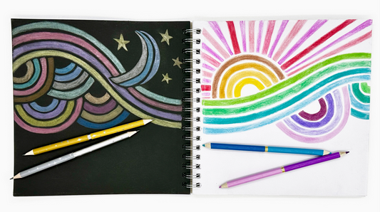 Double Metallic Dual Ended Colored Pencils
