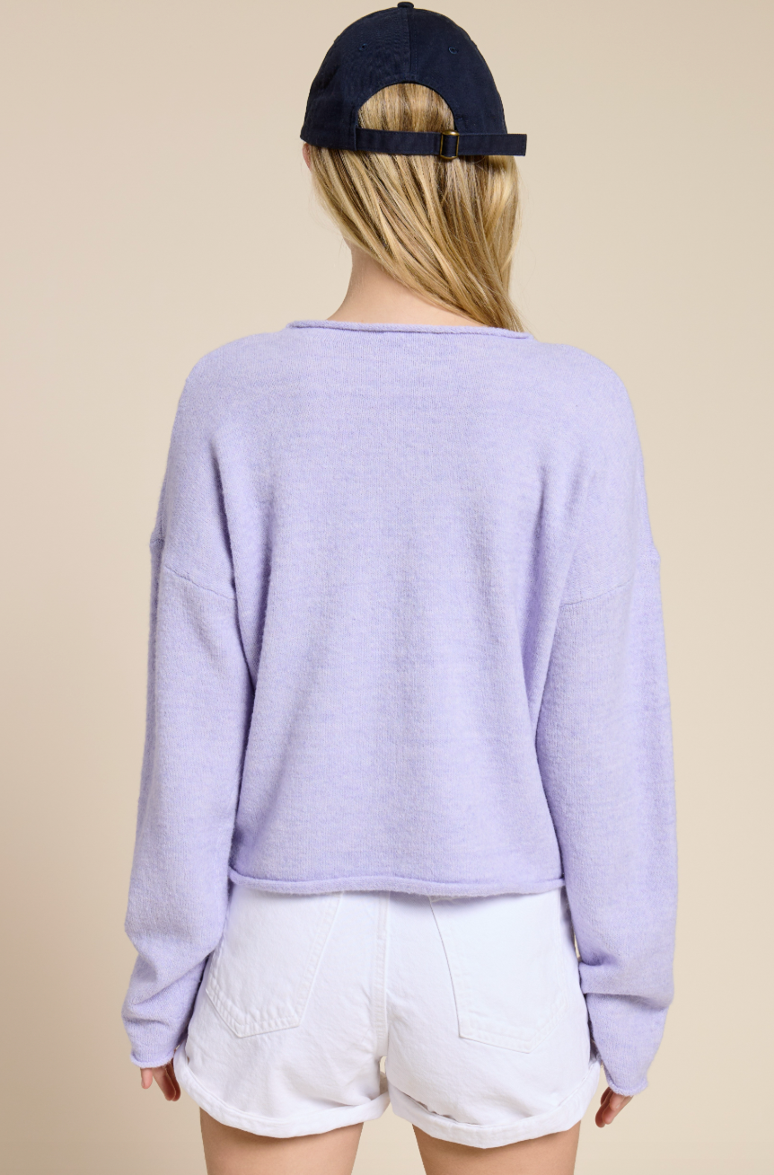 Periwinkle Pullover Lightweight Sweater