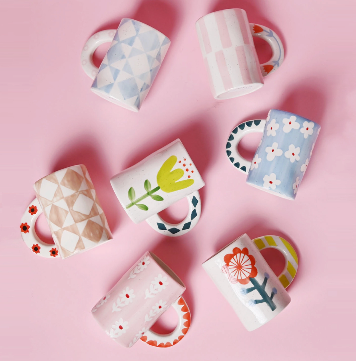 Charlotte Hand-Painted Ceramic Mug