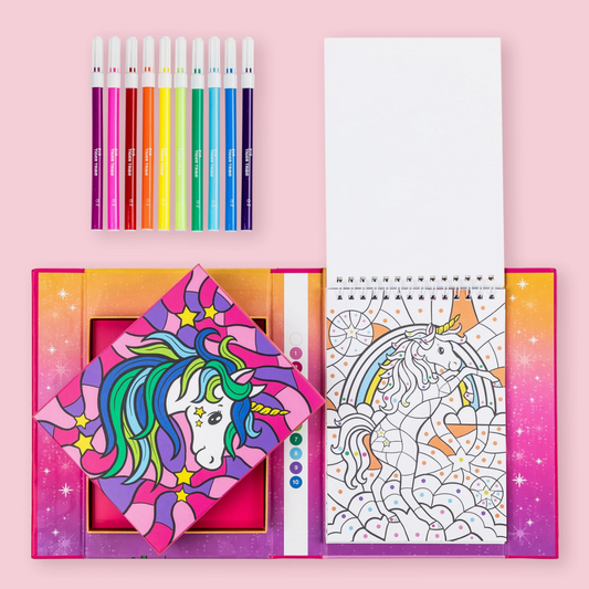 Unicorn Dreaming Color By Numbers