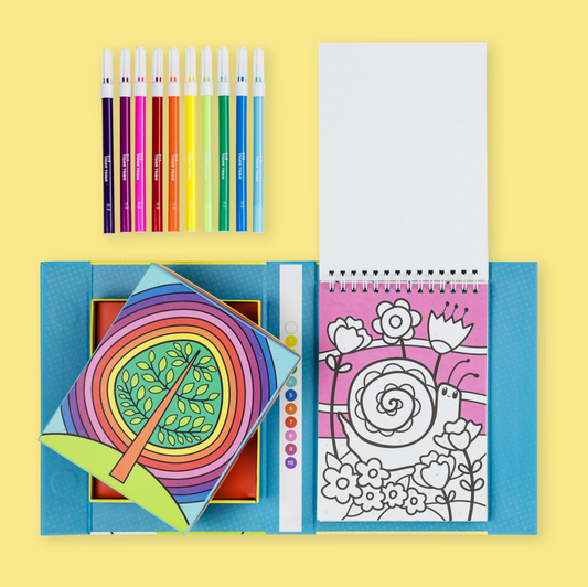 Rainbow Garden Color By Numbers