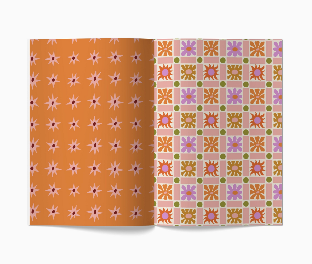 Vibrant Blooms Scrapbooking Paper Booklet