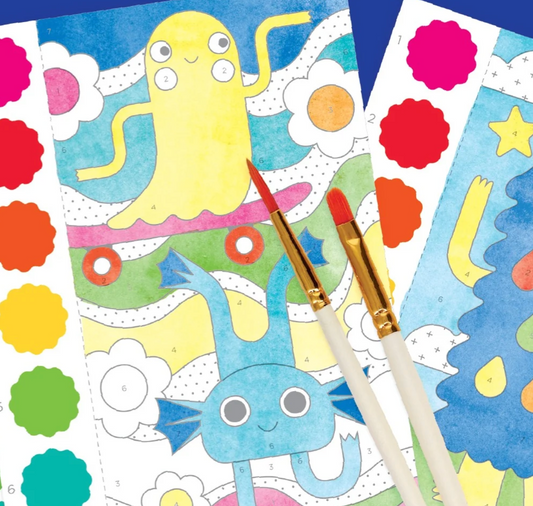 Monsters Paint by Numbers
