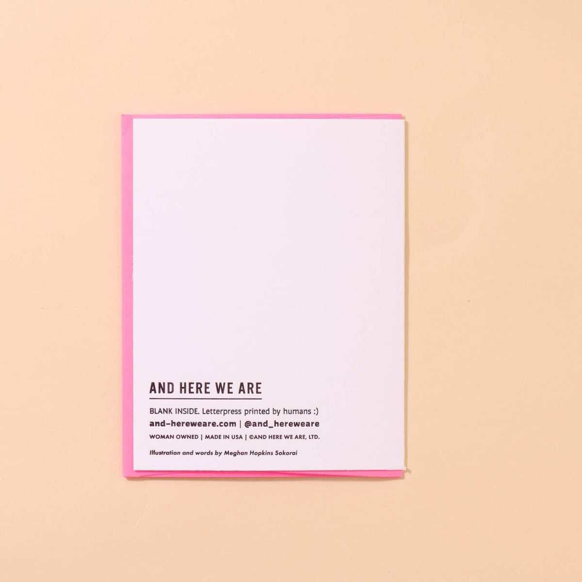 Slow Blink Cat Card