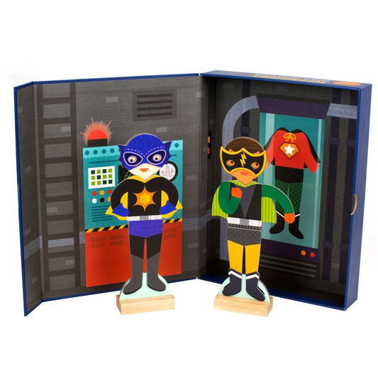 Superheroes Magnetic Costume Builder