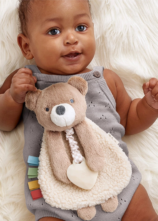 Theo the Bear Plush Lovey Teether