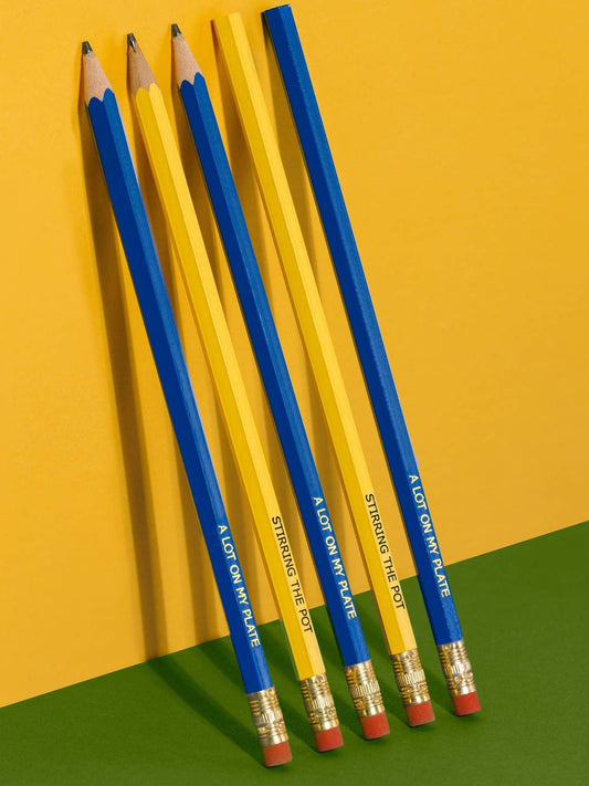 A Lot On My Plate Pencil 4 Pack