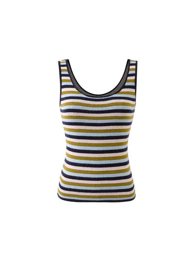 Agapanthe Stripe Sweater Tank