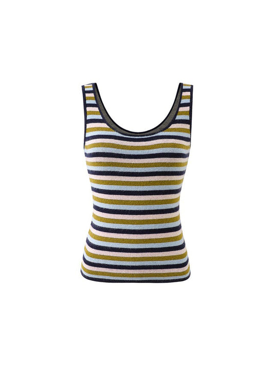 Agapanthe Stripe Sweater Tank