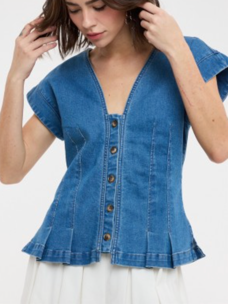 ana denim top