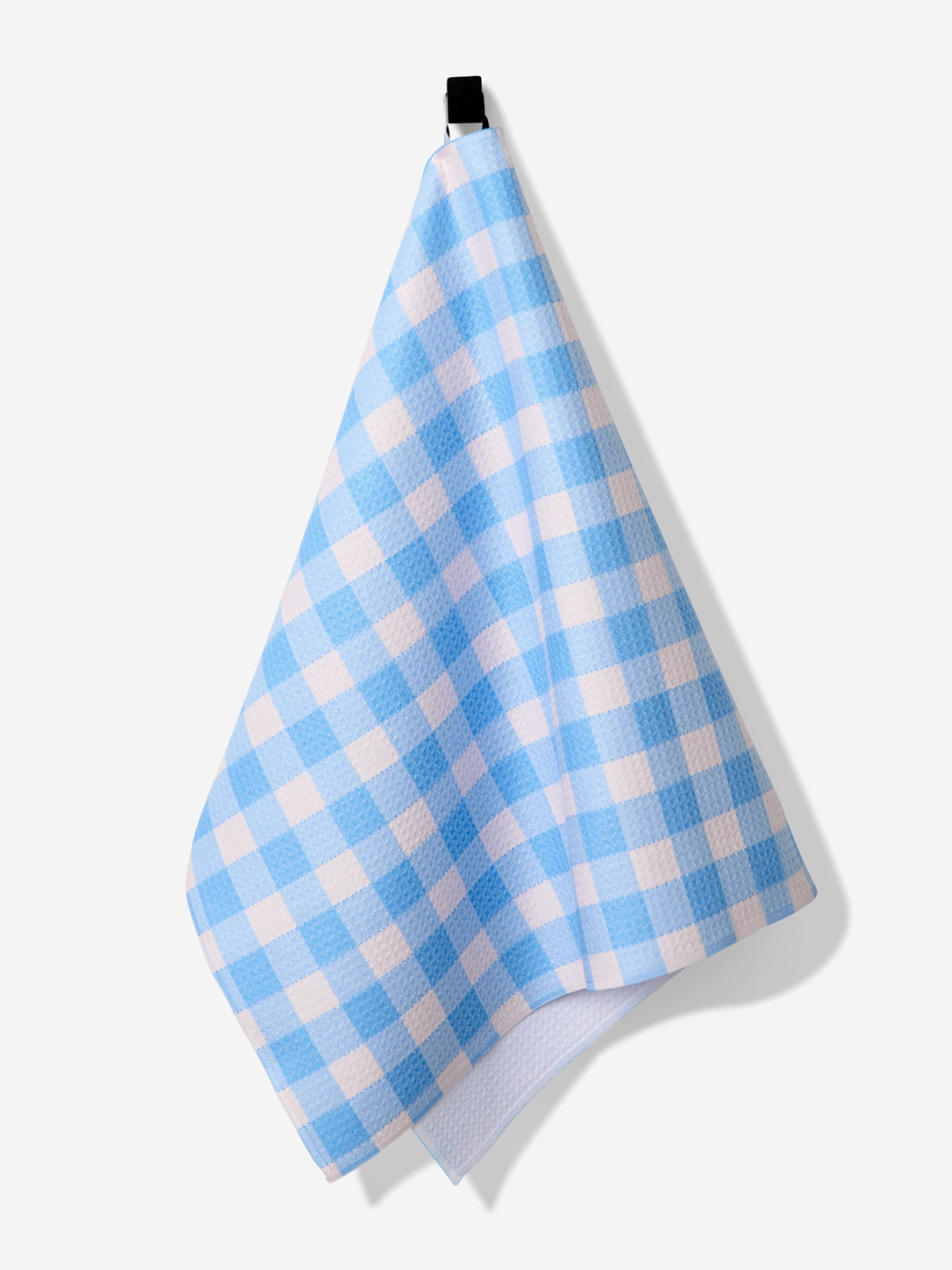 angelic sky gingham tea towel