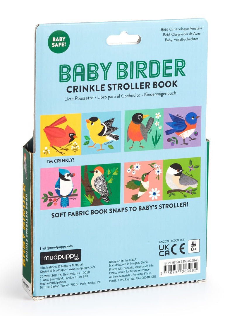 Baby Birder Crinkle Stroller Book