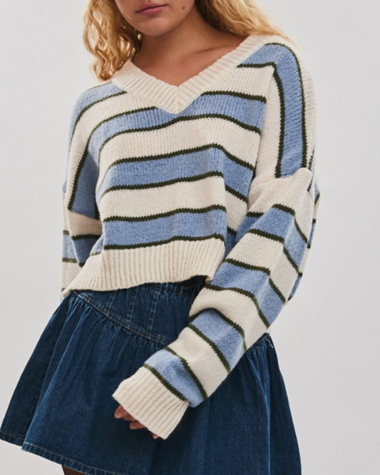 bailey striped sweater