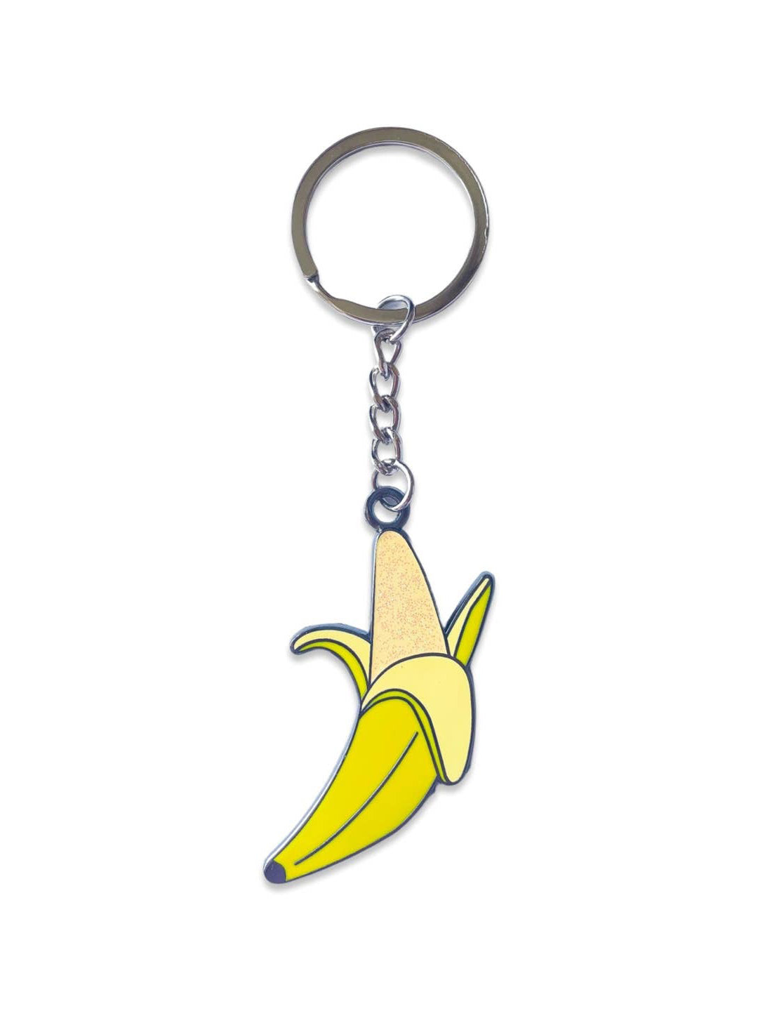 Banana Enamel Keychain