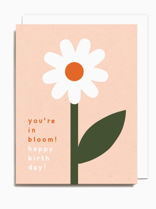 birthday bloom card