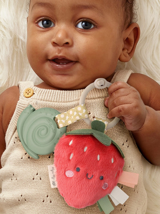 bonnie the strawberry plush teether pal