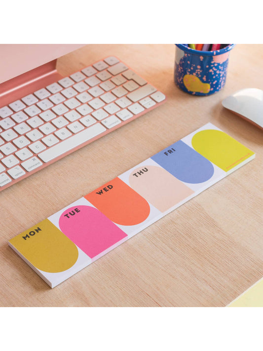 Bright Arches Keyboard Weekly Planner Pad