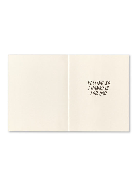 bursting with gratitude card