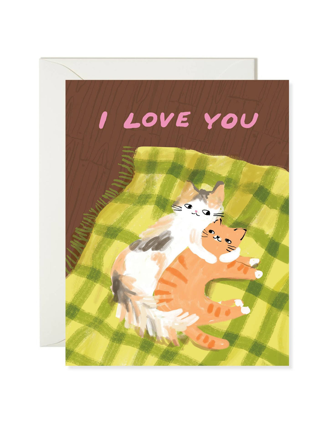 Cat Snuggle Love Card