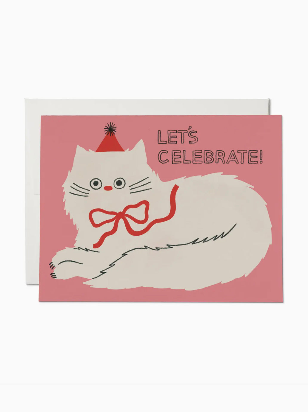 Let's Celebrate Cat Birthday Card