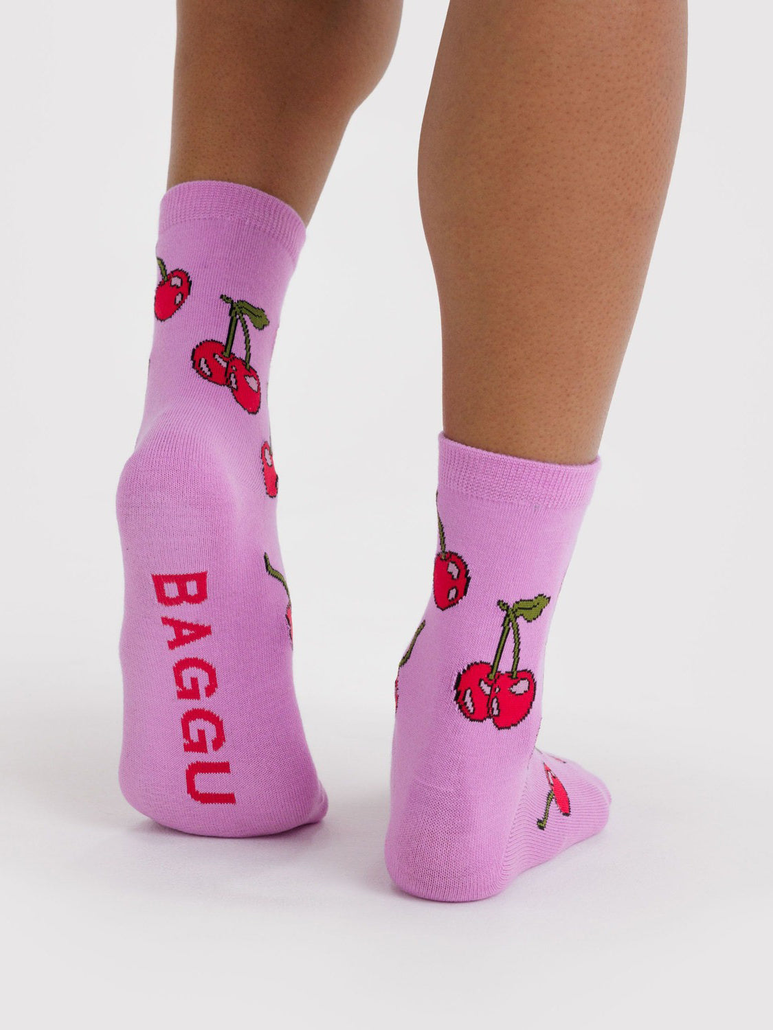 Cherries Crew Socks