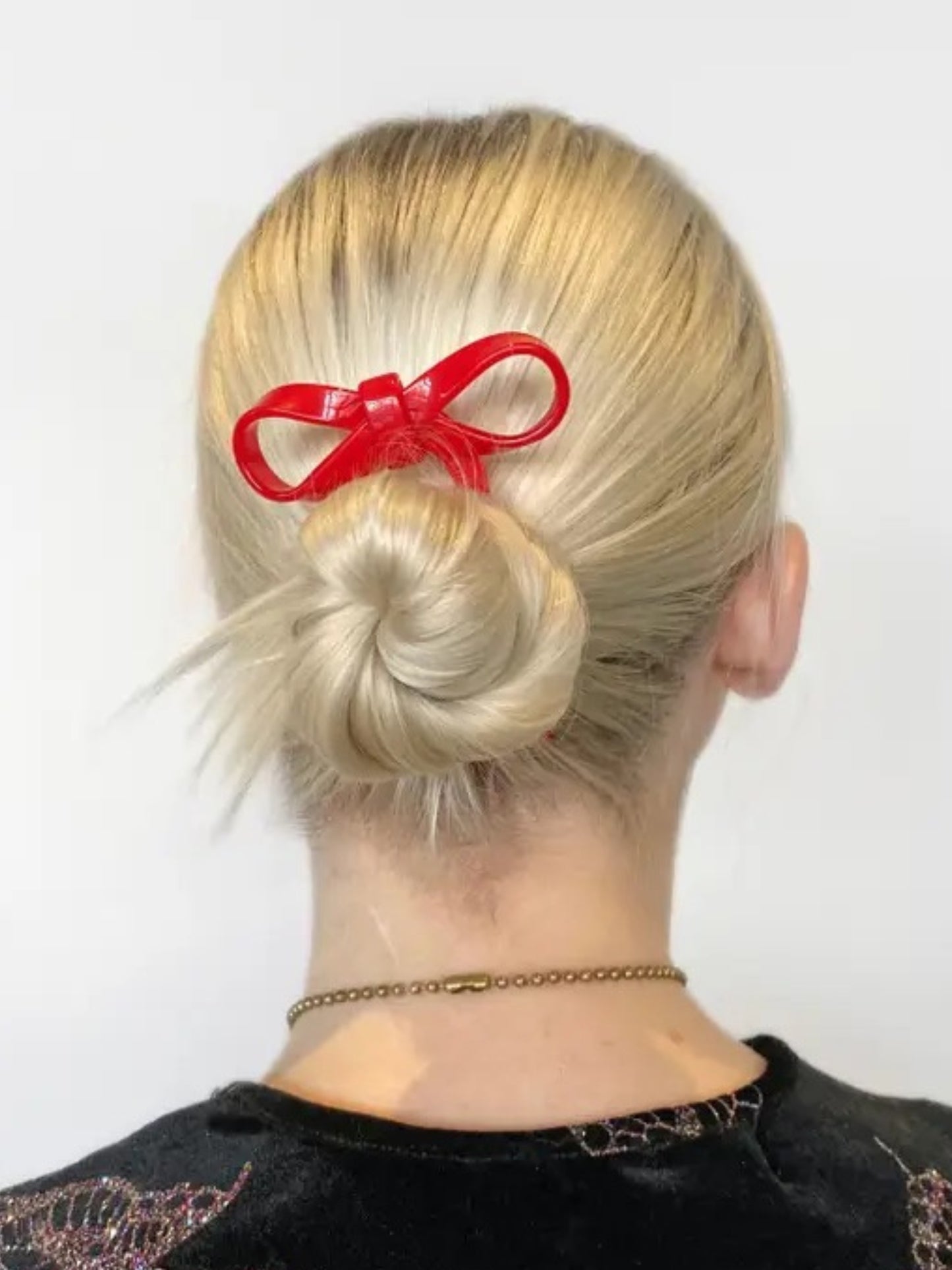 Cherry Bow Hairpin