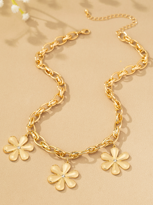 chunky daisy chain necklace