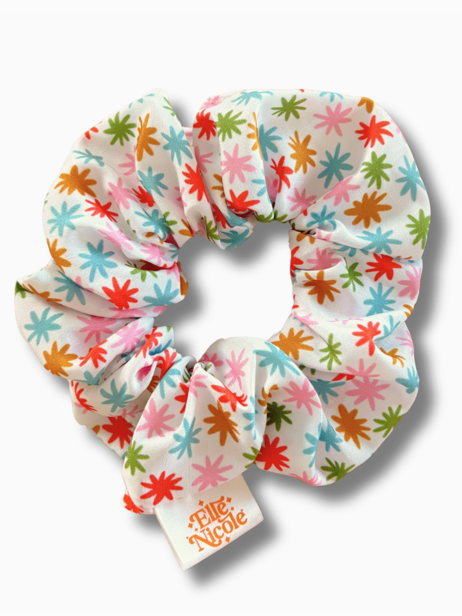 confetti stars scrunchie