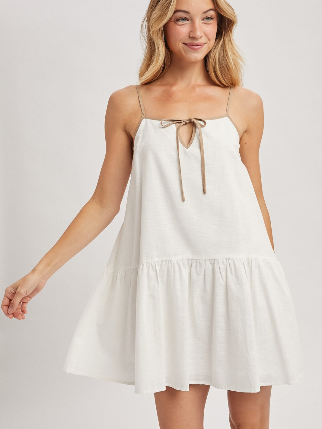 Contrast Cami Mini Dress