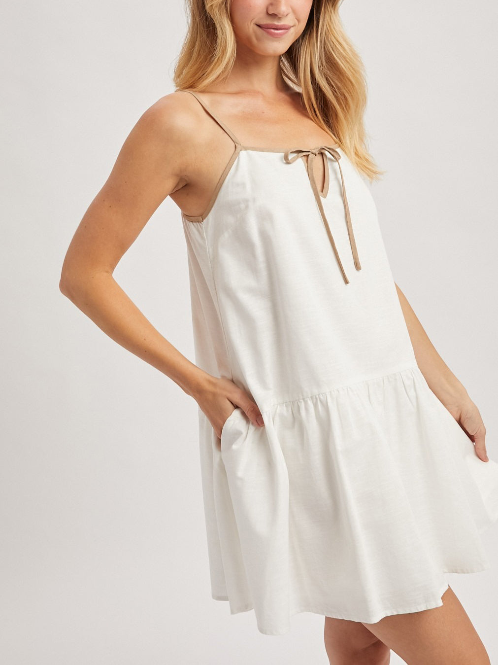 Contrast Cami Mini Dress