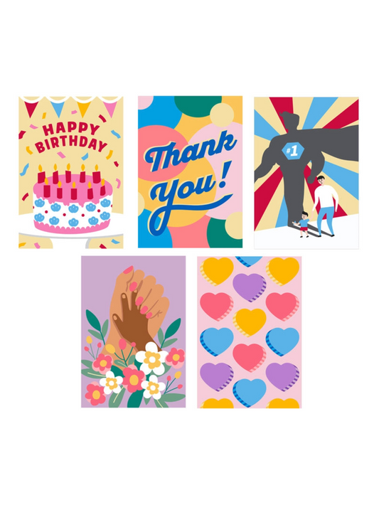 crafters paint by numbers greeting cards