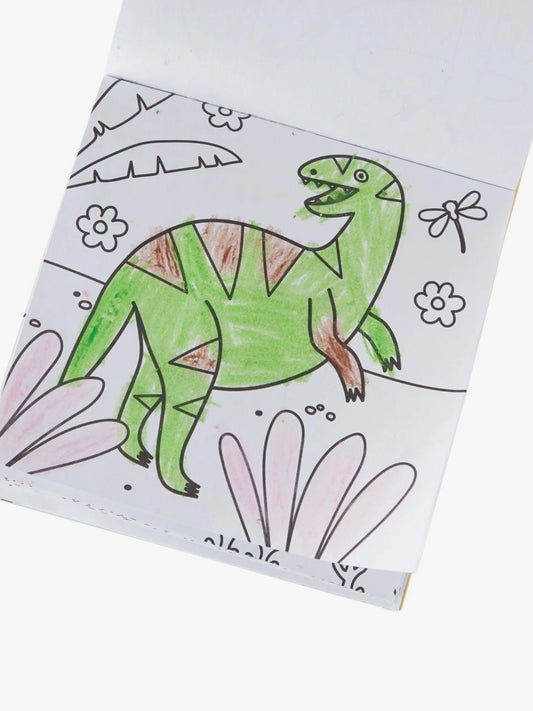 dinoland carry along coloring book