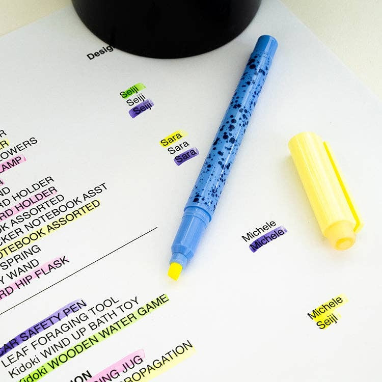 set of 4 erasable highlighters