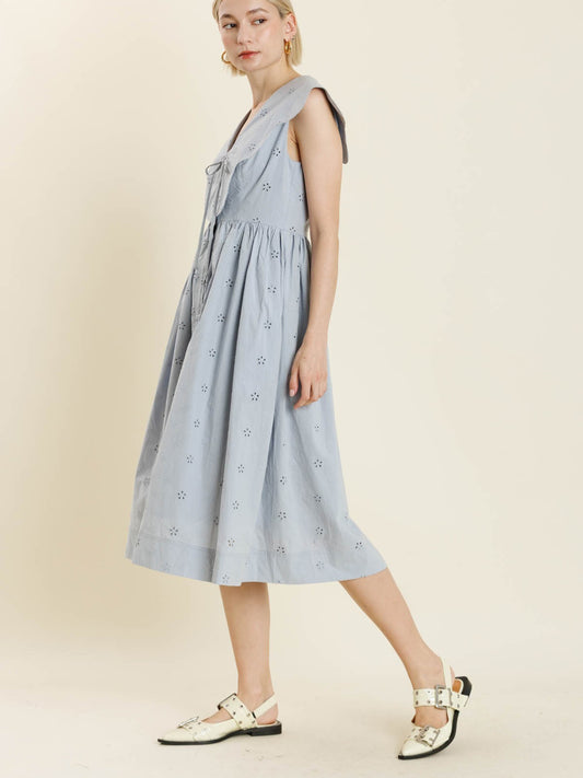 Esme Scallop Eyelet Dress