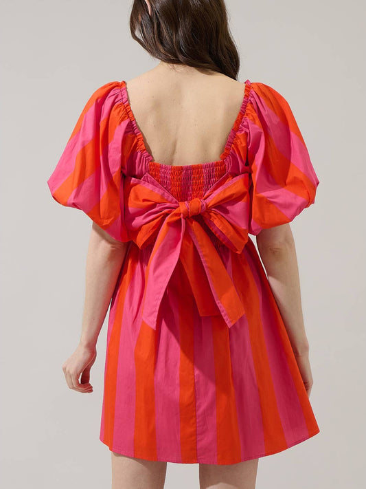 Evy Stripe Mini Dress