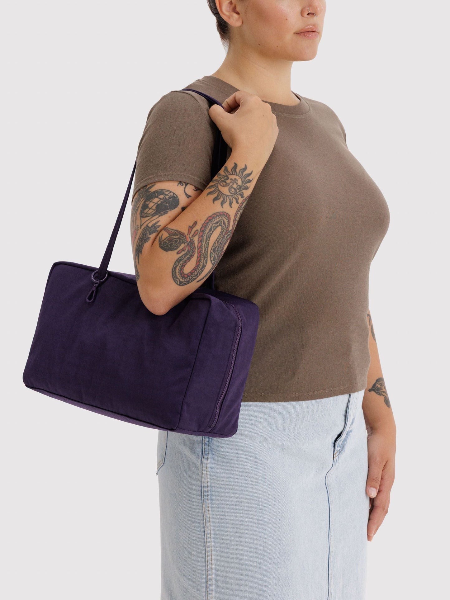 Fig Medium Nylon Bowler Bag