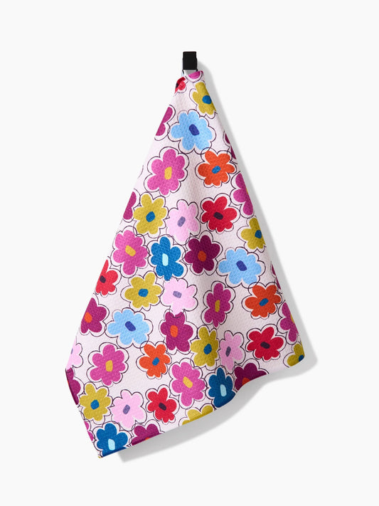 Flower Fling Tea Towel