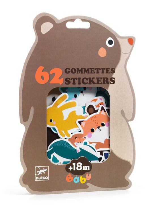 Forest Animals Baby Stickers