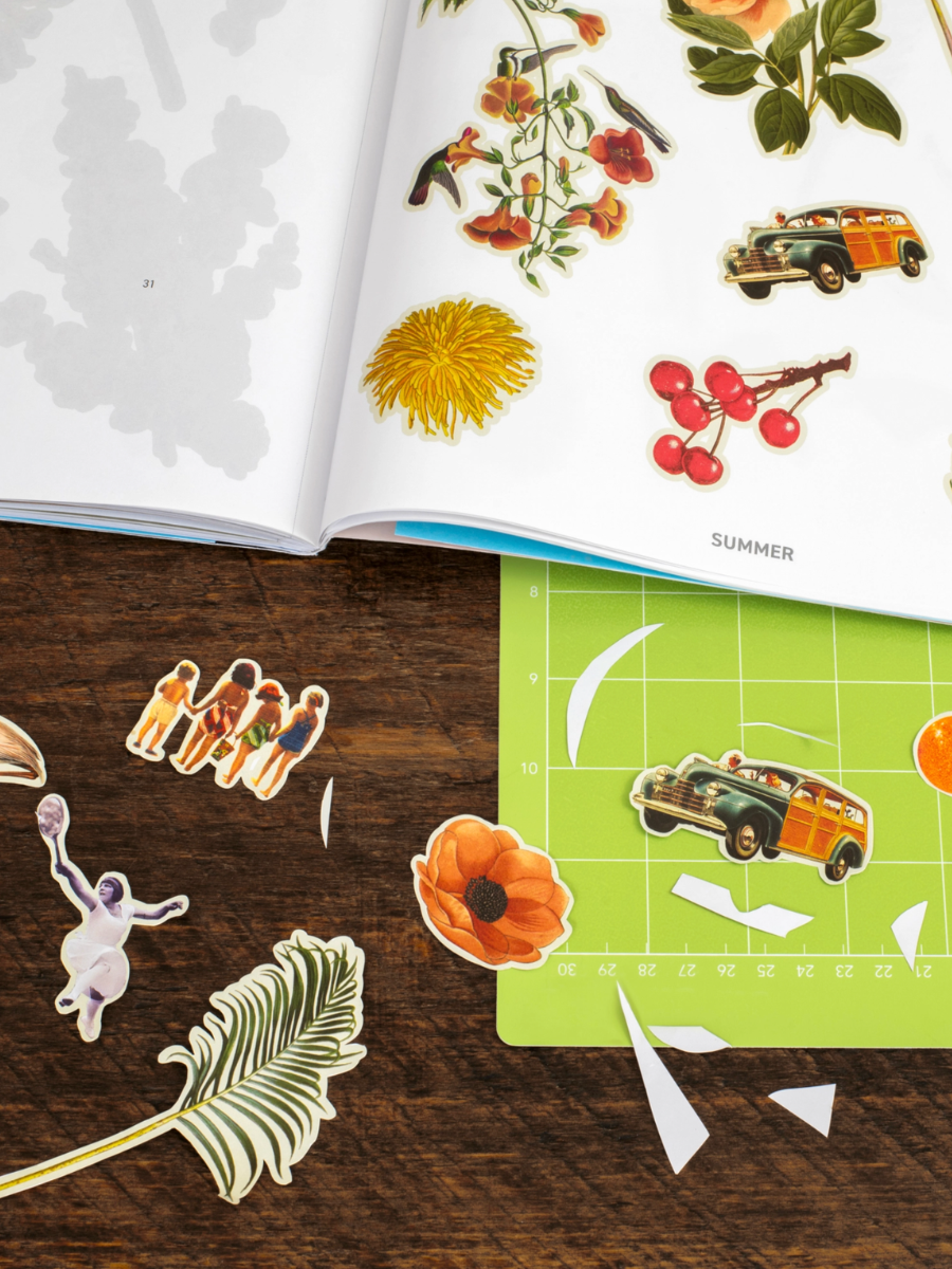 four seasons collage kit