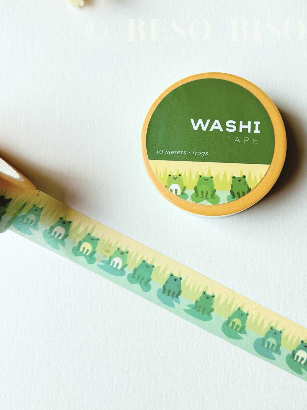 Frog Party Washi Tape