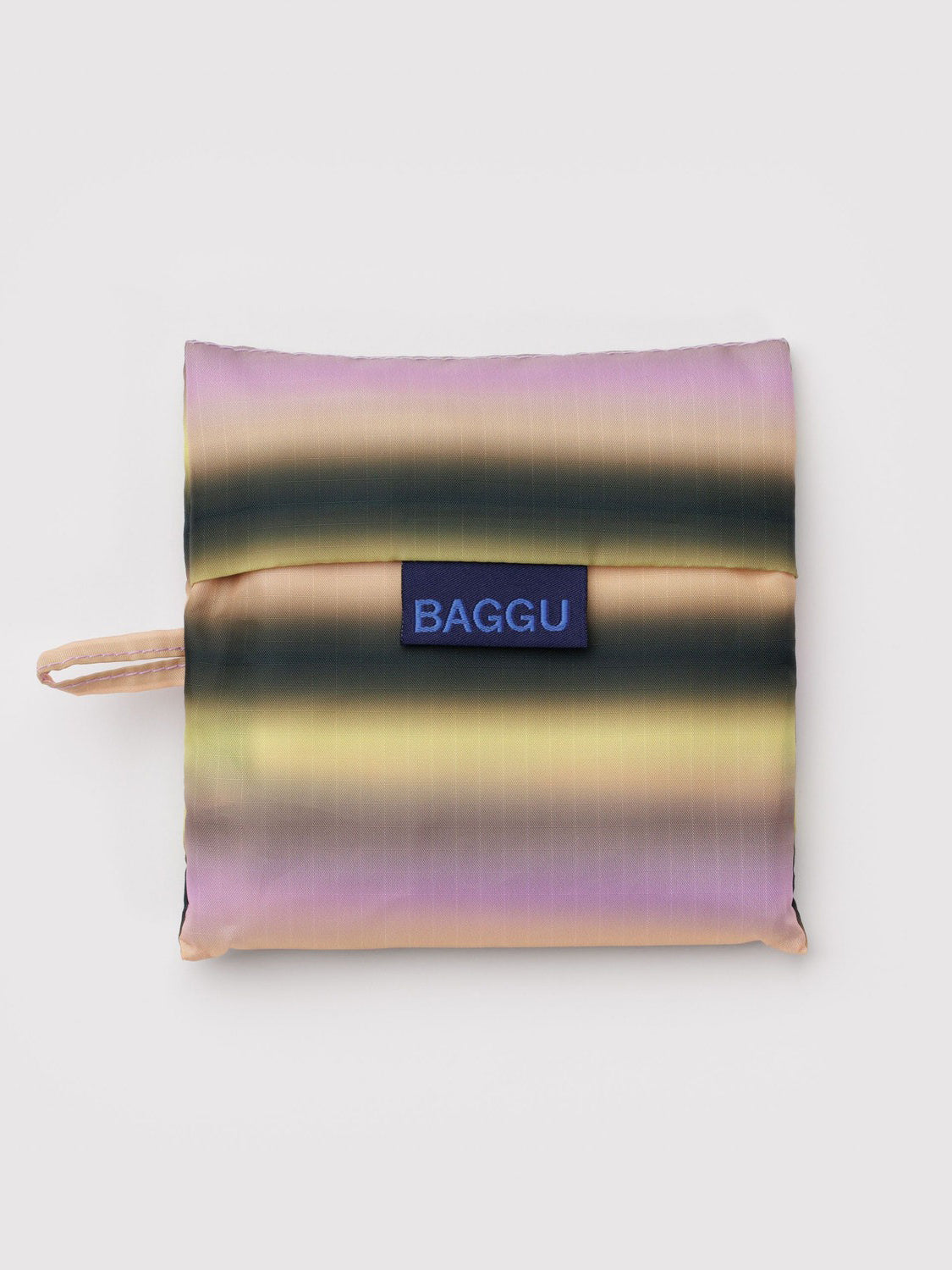 Pink & Yellow Gradient Stripe Standard Baggu