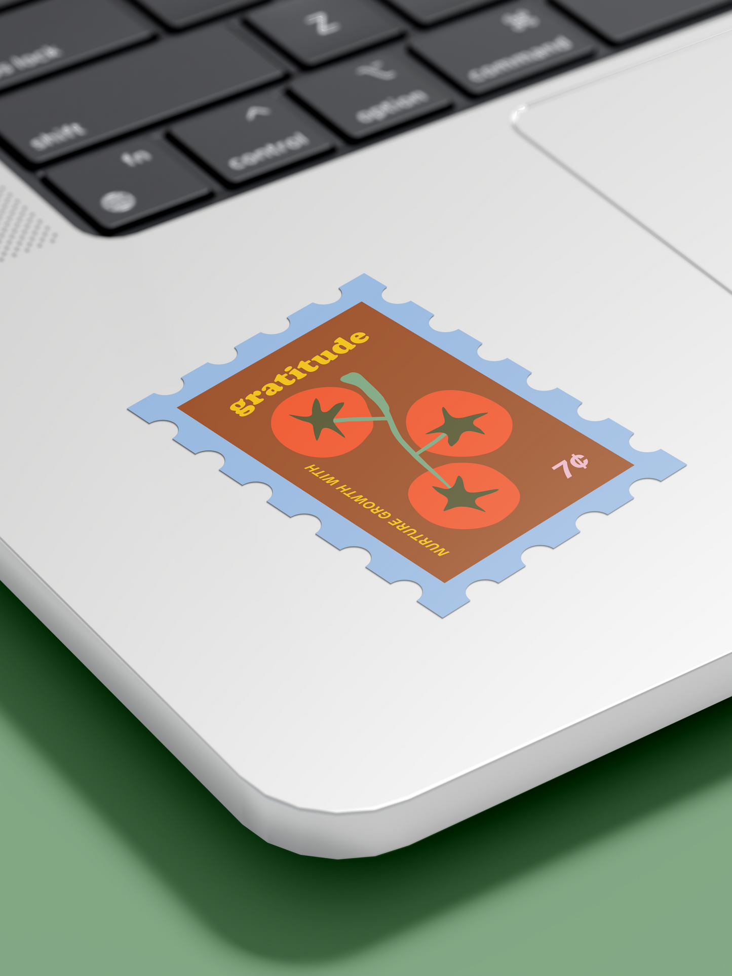 Gratitude Summer Tomato Stamp Sticker