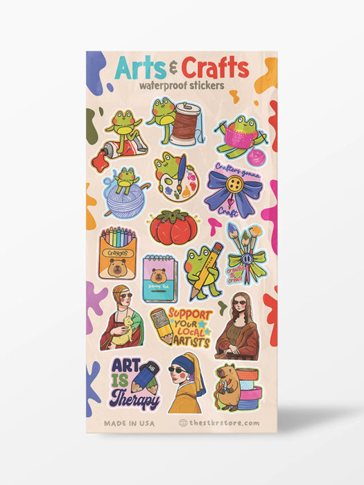 Arts & Crafts Sticker Sheet